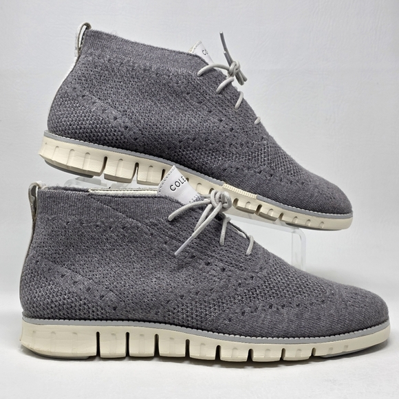 Cole Haan Men\'s ZeroGrand Chukka Stitchlite Grey Ivory Magnet C30304 Size 10.5 main image 8